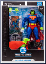 Superman & Krypto (Platinum Edition) from DC Multiverse - Return of Superman manufactured by McFarlane [Front]