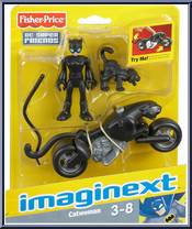 Catwoman (with Bike) from DC Super Friends - Imaginext manufactured by Fisher-Price [Front]