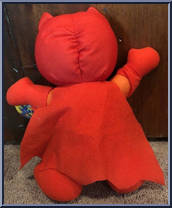 Batman (Orange / Red) from DC Super Friends - Plush manufactured by Toy Factory [Loose]