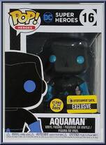 Aquaman (Black) (Glows in the Dark) from DC Super Heroes - Pop! Vinyl Figures manufactured by Funko [Front]