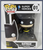 Batman (Black) from DC Super Heroes - Pop! Vinyl Figures manufactured by Funko [Front]