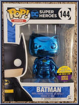 Batman (Dark Blue Chrome) from DC Super Heroes - Pop! Vinyl Figures manufactured by Funko [Front]