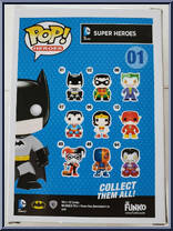 Batman (Gray Suit) from DC Super Heroes - Pop! Vinyl Figures manufactured by Funko [Back]