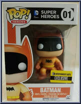 Batman (Orange) from DC Super Heroes - Pop! Vinyl Figures manufactured by Funko [Front]