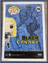 Black Canary from DC Super Heroes - Pop! Vinyl Figures manufactured by Funko [Back]