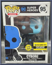 Cyborg (Glows in the Dark) from DC Super Heroes - Pop! Vinyl Figures manufactured by Funko [Front]