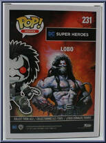 Lobo from DC Super Heroes - Pop! Vinyl Figures manufactured by Funko [Back]