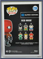 Red Hood from DC Super Heroes - Pop! Vinyl Figures manufactured by Funko [Back]