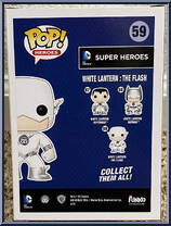 White Lantern: The Flash (Glows in the Dark) from DC Super Heroes - Pop! Vinyl Figures manufactured by Funko [Back]