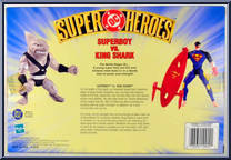 Superboy vs King Shark from DC Super Heroes - Box Sets manufactured by Hasbro [Back]
