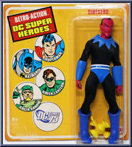 Sinestro (Black / Blue) from DC Super Heroes - Retro-Action manufactured by Mattel [Front]