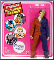 Two-Face from DC Super Heroes - Retro-Action manufactured by Mattel [Front]