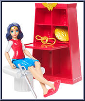 Wonder Woman Bedroom Set from DC Super Hero Girls - Accessories manufactured by Mattel [Loose]