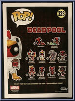Deadpool (Chicken) from Deadpool - Pop! Vinyl Figures manufactured by Funko [Back]