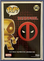Deadpool (10" Scale) (Gold) from Deadpool - Pop! Vinyl Figures manufactured by Funko [Back]