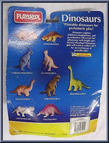 Ankylosaurus from Definitely Dinosaurs - Carded - 1996 manufactured by Playskool [Back]