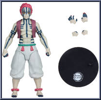 Akaza from Demon Slayer - 7" Scale manufactured by McFarlane [Loose]
