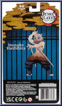 Inosuke Hashibira (Season 2) from Demon Slayer - 5" Scale manufactured by McFarlane [Back]