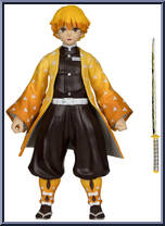 Zenitsu Agatsuma (Season 2) from Demon Slayer - 5" Scale manufactured by McFarlane [Loose]
