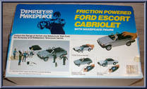 Ford Escort Cabriolet (with Makepeace) from Dempsey and Makepeace - Basic Series manufactured by Rainbow Toys [Back]