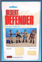 Reinforced Helmet from Desert Defender - Card - Small Blister manufactured by Sungold [Back]