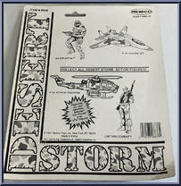 Major Metal #1 from Desert Storm - Basic Series manufactured by Remco [Back]