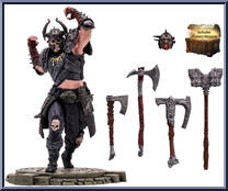 Death Blow Barbarian (Common) from Diablo IV - Basic Series manufactured by McFarlane [Loose]