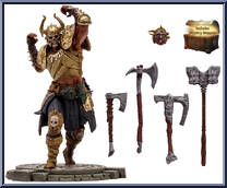 Upheaval Barbarian (Rare) from Diablo IV - Basic Series manufactured by McFarlane [Loose]