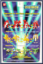 Flamedramon from Digimon - Digivolving manufactured by Bandai [Back]