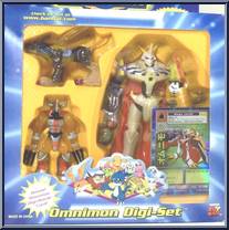 Omnimon Digi-Set from Digimon - Collectibles Set manufactured by Bandai [Front]