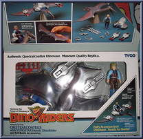 Quetzalcoatlus (with Yungstar) from Dino-Riders - Dinosaurs manufactured by Tyco [Front]