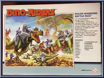 Rulon Warriors Battle Pack from Dino-Riders - Battle Packs manufactured by Mattel [Back]