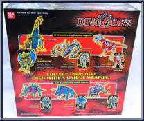 DZ-2 Dino Brachio from DinoZaurs - 8" Scale - Transforming Battling Figures manufactured by Bandai [Back]