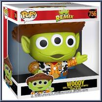 Alien (Woody) (10" Scale) from Disney - Remix Pop! manufactured by Funko [Front]