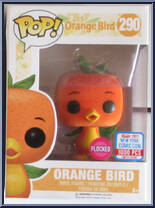Orange Bird (Flocked) from Disney - Orange Bird Pop! manufactured by Funko [Front]