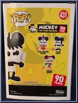 Plane Crazy from Disney - Mickey True Original Pop! manufactured by Funko [Back]