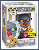 Rafiki and Simba (Flocked) from Disney - Disney Universe Pop! manufactured by Funko [Front]