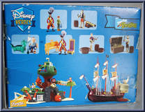 Smee / Crocodile from Disney Heroes - Peter Pan Pirates manufactured by Disney [Back]