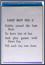 Lost Boy No. 2 from Disneykins - Basic Series manufactured by Marx [Back]