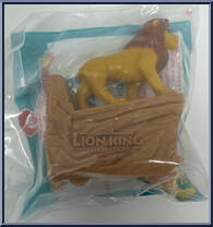 Simba in the Lion King Celebration from Disney - Disneyland Adventures manufactured by McDonald's [Back]