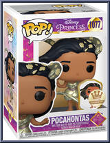 Pocahontas (Gold with Pin) from Disney Princess - Pop! Vinyl Figures manufactured by Funko [Front]