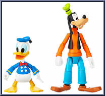 Goofy and Donald from Disney Toybox - Basic Series manufactured by Disney [Loose]