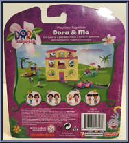 Dora (Aqua Shirt) / Me (Purple Shirt) from Dora the Explorer - Playtime Together manufactured by Fisher-Price [Back]