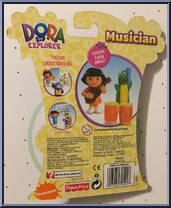 Musician from Dora the Explorer - PVC manufactured by Fisher-Price [Back]