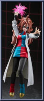 Android 21 (Lab Coat) from Dragon Ball Fighter Z - S.H. Figuarts - Basic Series manufactured by Bandai [Loose]