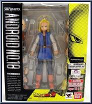Android 18 from Dragon Ball Z - S.H. Figuarts - Basic Series manufactured by Bandai [Front]