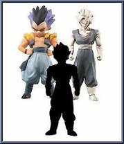 Gotenks & Super Saiyan Vegeto (BW) from Dragon Ball Z: Ultimate Figure Series - Series 7: Mini Figures manufactured by Jakks Pacific [Loose]