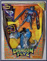 Z'Neth (with Riptor) from Dragon Flyz - Figures with Launchers manufactured by Galoob [Front]