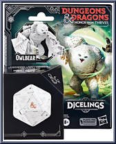 Owlbear (White) from Dungeons & Dragons - Dicelings manufactured by Hasbro [Front]