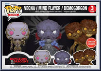 Vecna / Mind Flayer / Demogorgon from Dungeons & Dragons - Pop! Sets manufactured by Funko [Front]